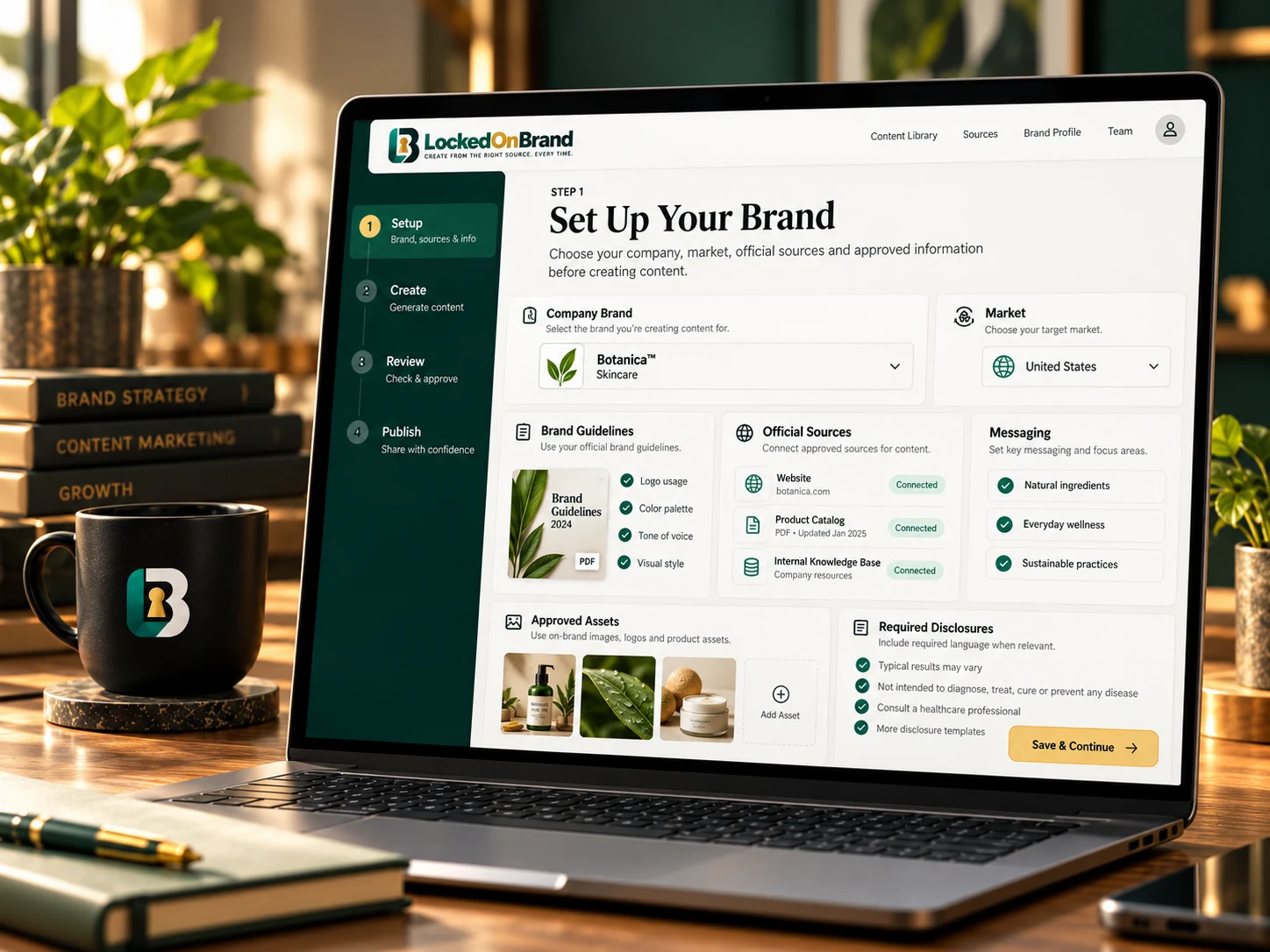 Choose your company and market